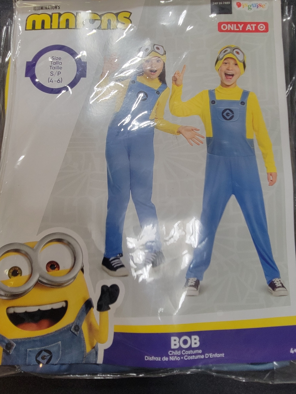 Disguise Minions Bob Costume - Yellow & Blue